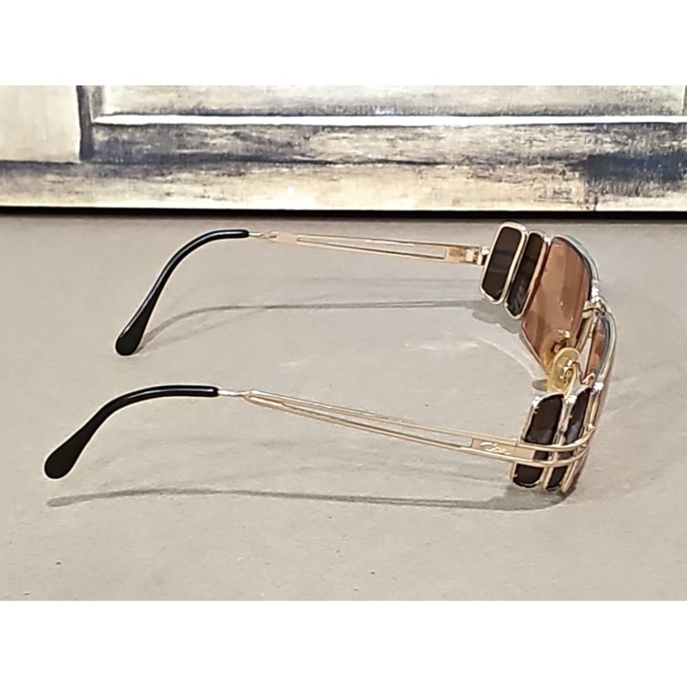 Vintage Cazal 988 Sunglasses; Gold Frame Only - Picture 4 of 7